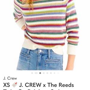 J. Crew Vibrant Striped Women's Sweater